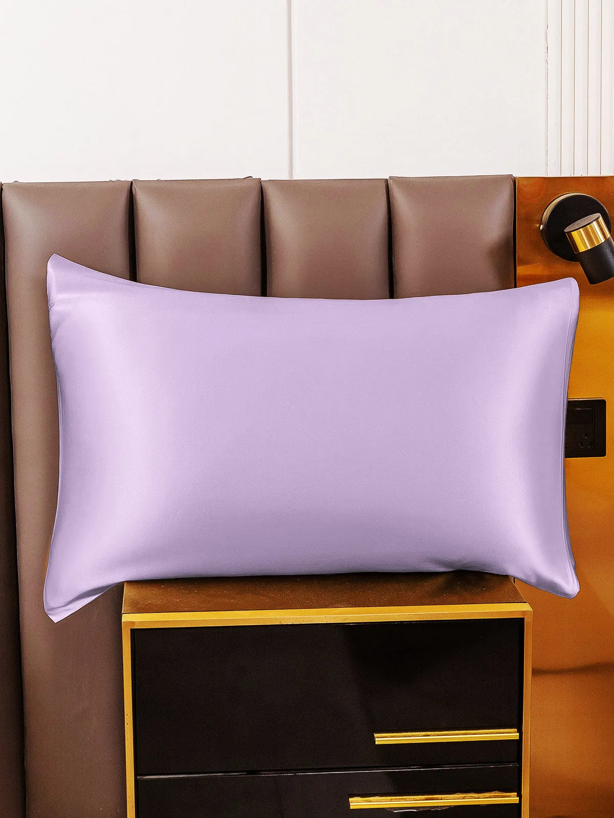 100% Mulberry Silk Pudebetrk med Kuvertlukning