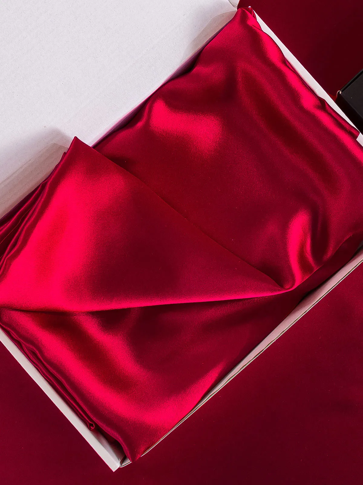 100% Mulberry Silk Pudebetrk med Kuvertlukning