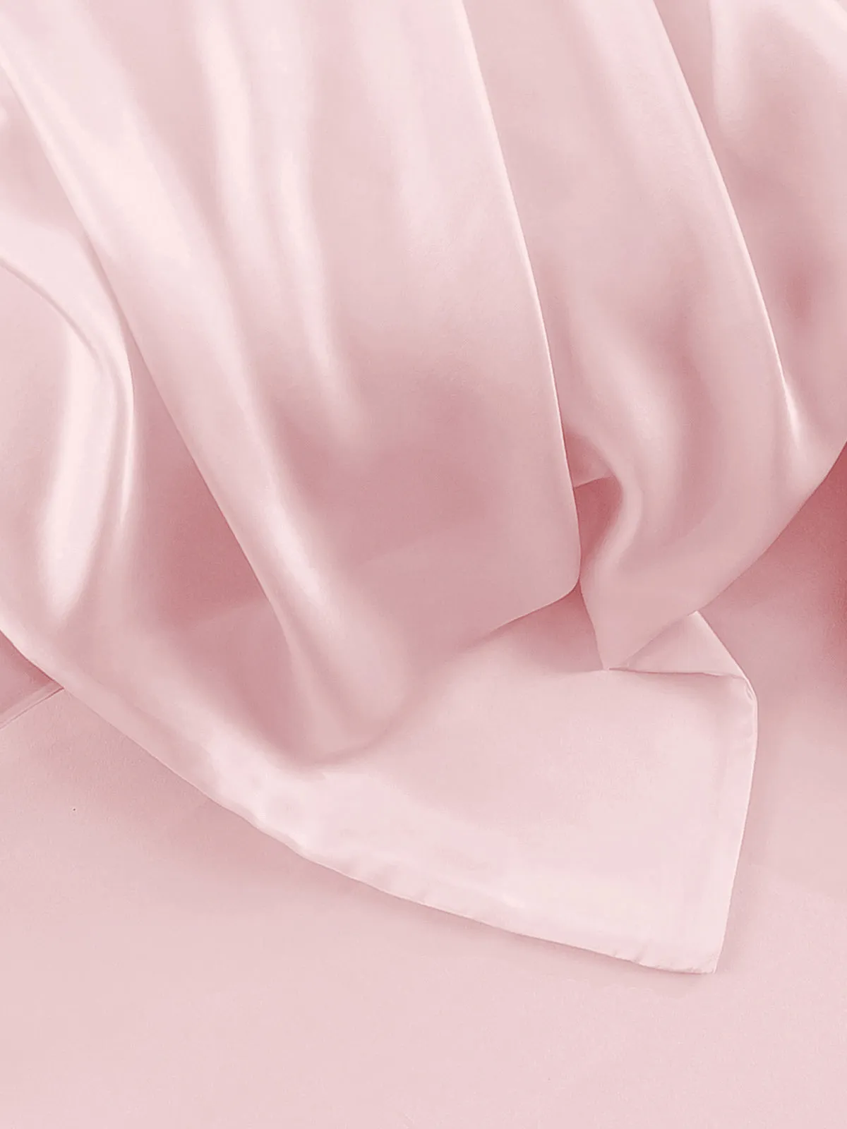 100% Mulberry Silk Pudebetrk med Kuvertlukning