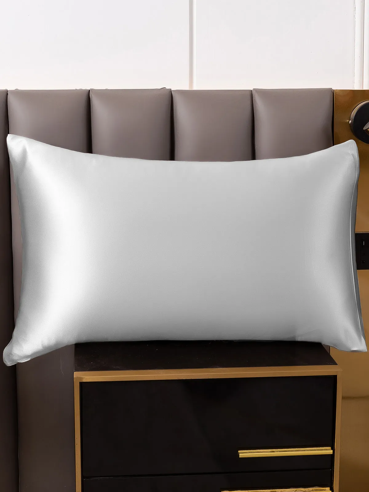 100% Mulberry Silk Pudebetrk med Kuvertlukning
