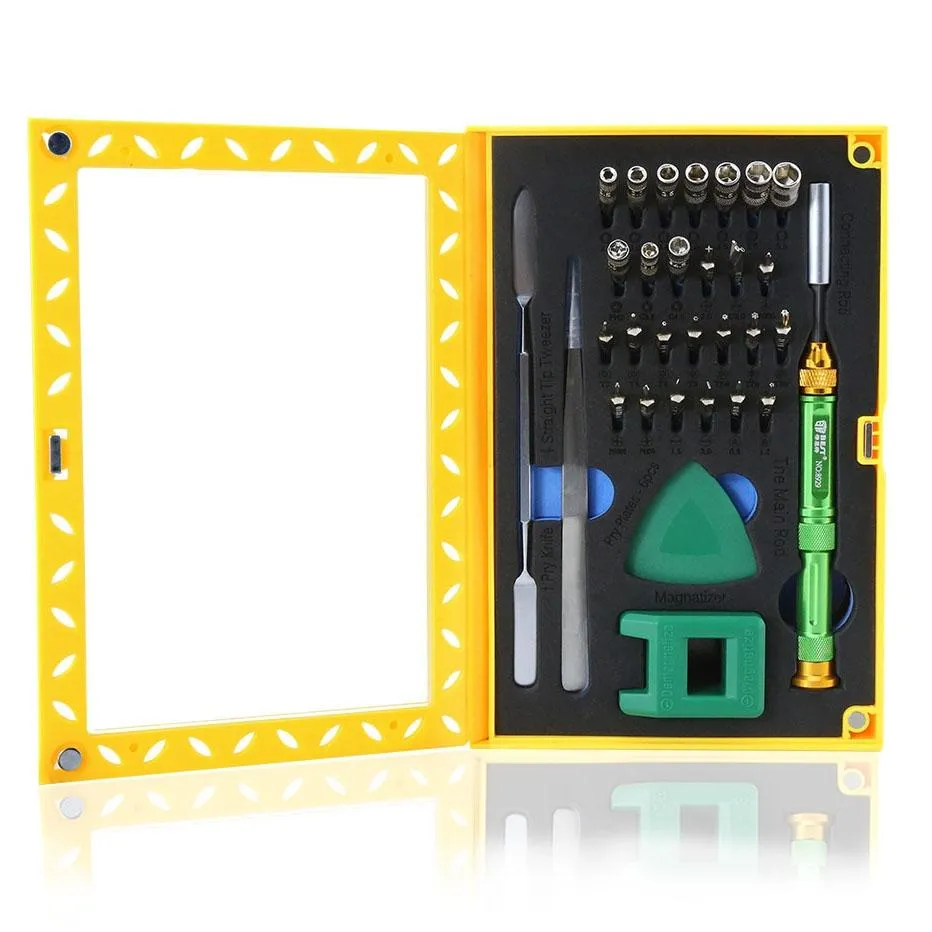 37-piece Magnetic Screwdriver Set with Professional Bit Driver