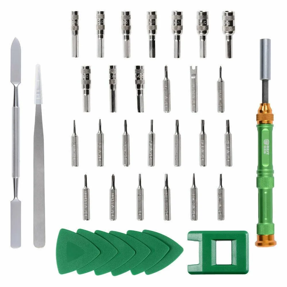 37-piece Magnetic Screwdriver Set with Professional Bit Driver