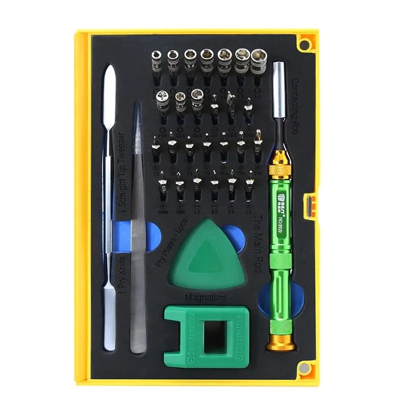 37-piece Magnetic Screwdriver Set with Professional Bit Driver