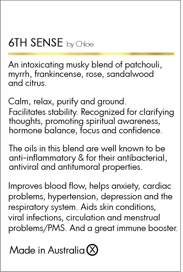 6th Sense By Chloe 100% Pure Essential Oil Blend