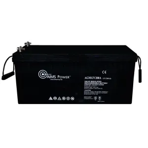 AIMS Power AGM 12V 200Ah Deep Cycle Battery Heavy Duty Solar Power Battery | AGM12V200A