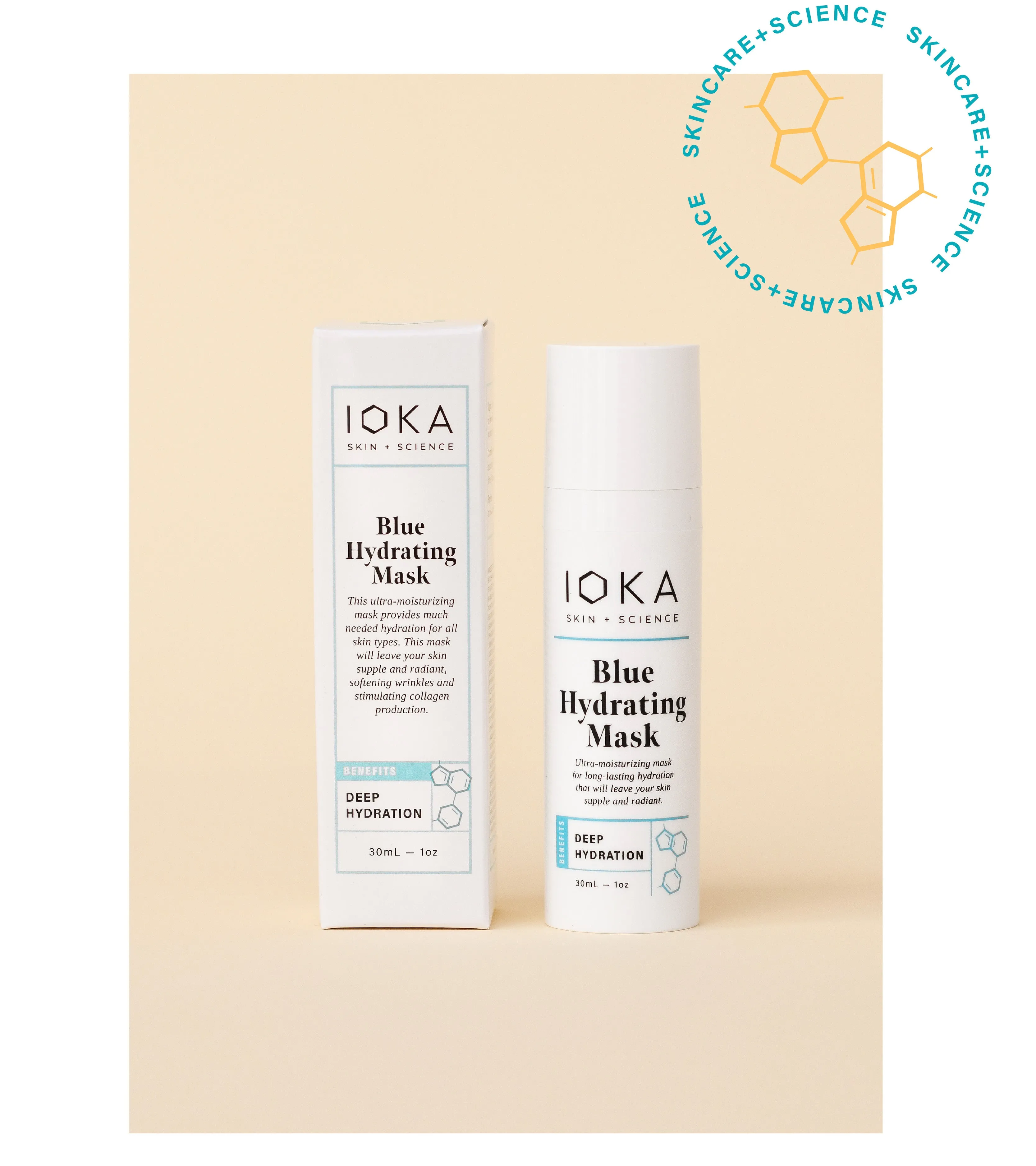 Blue Hydrating Mask by IOKA Skin Science