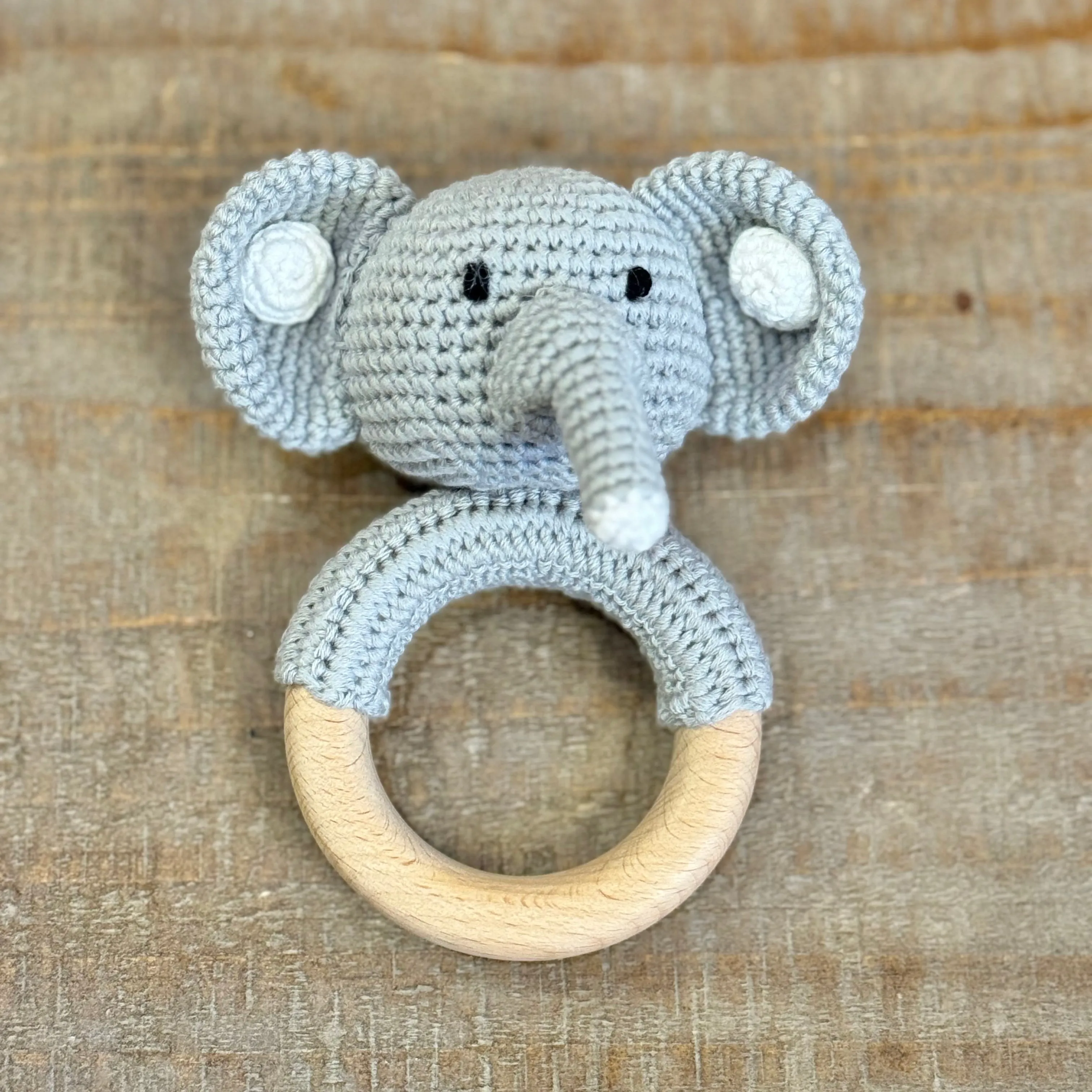 Crocheted Animal Rattle