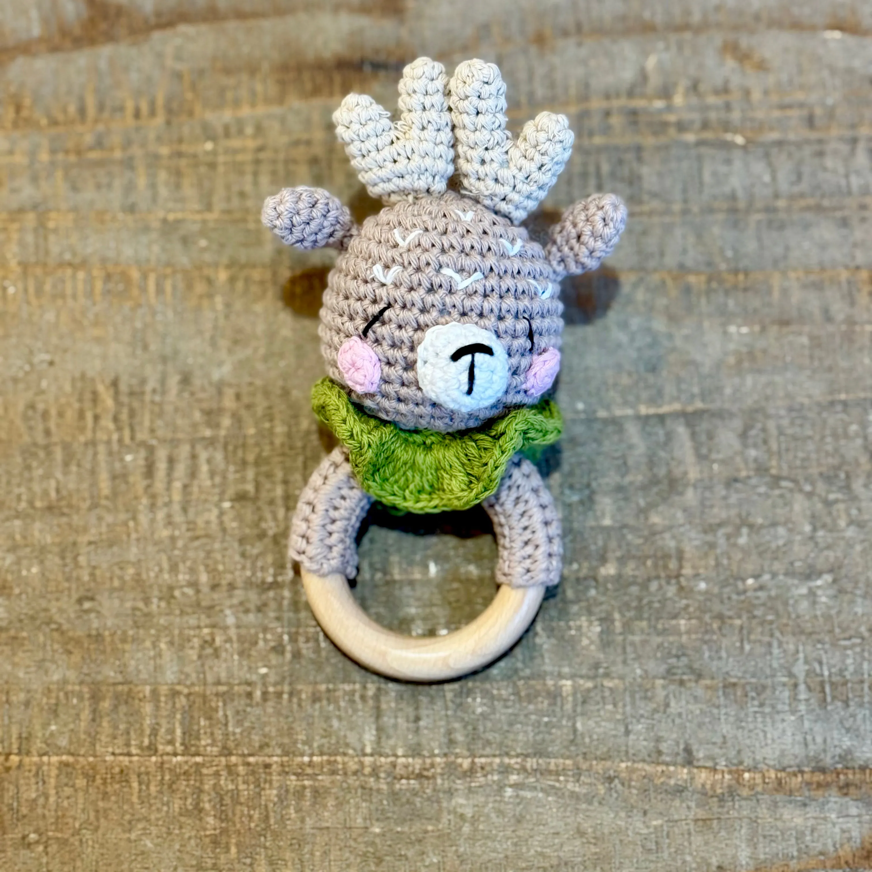 Crocheted Animal Rattle