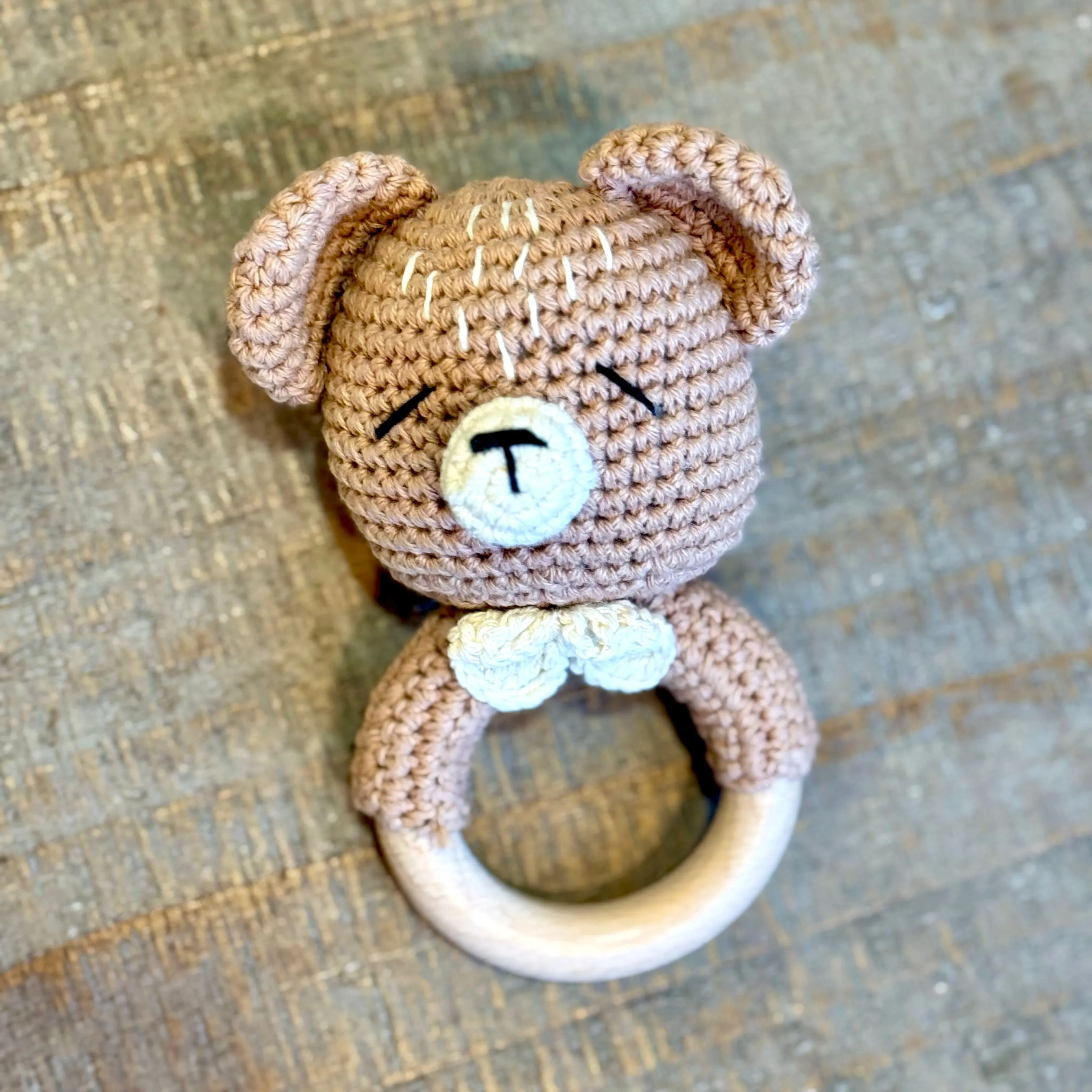 Crocheted Animal Rattle