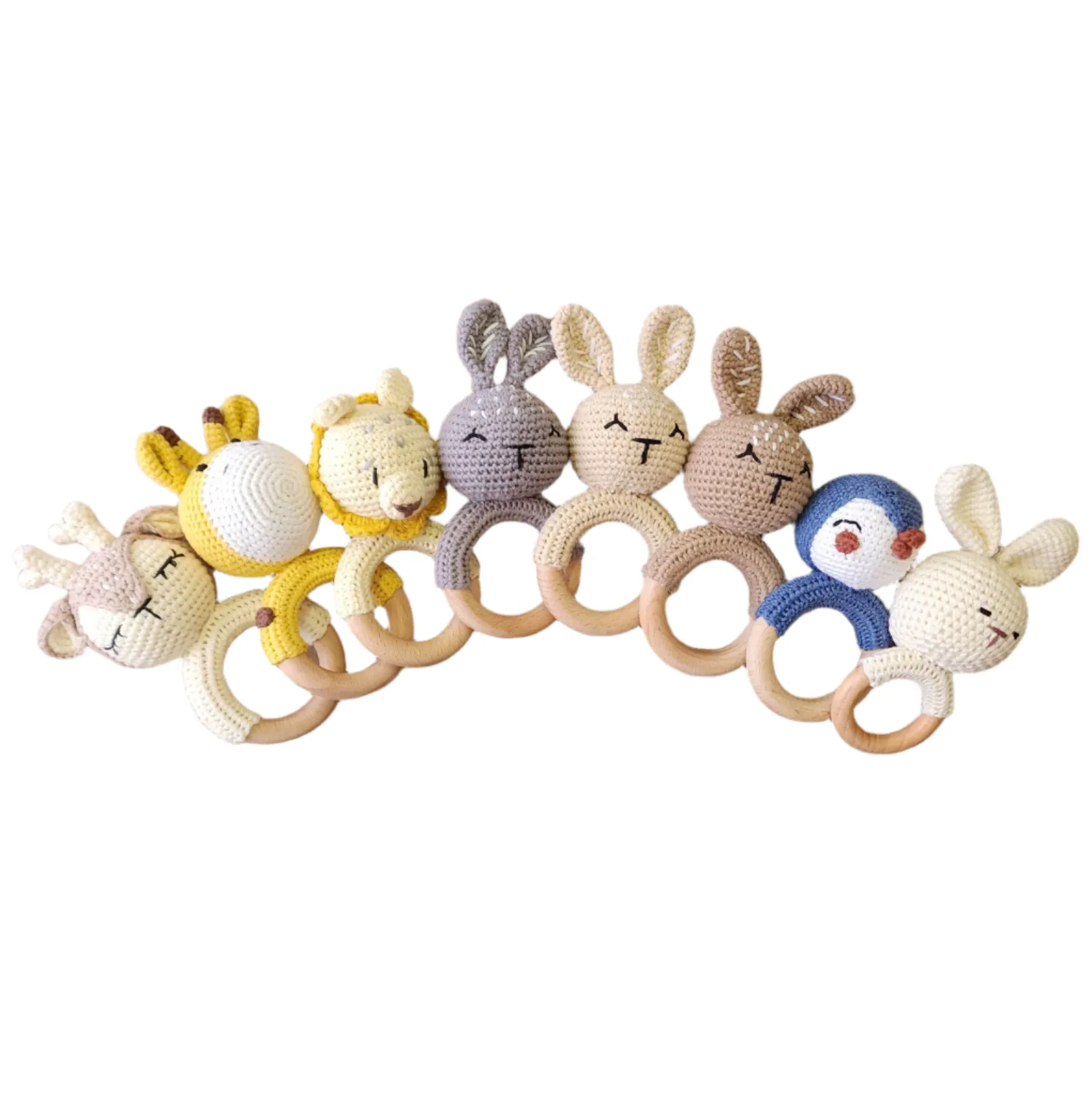 Crocheted Animal Rattle