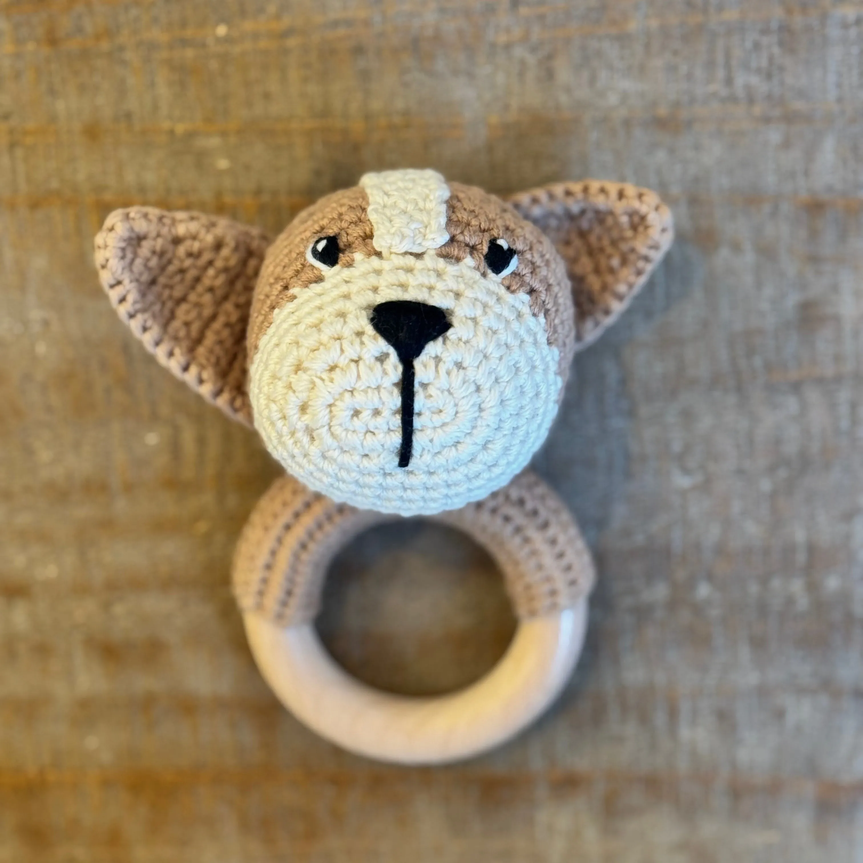 Crocheted Animal Rattle