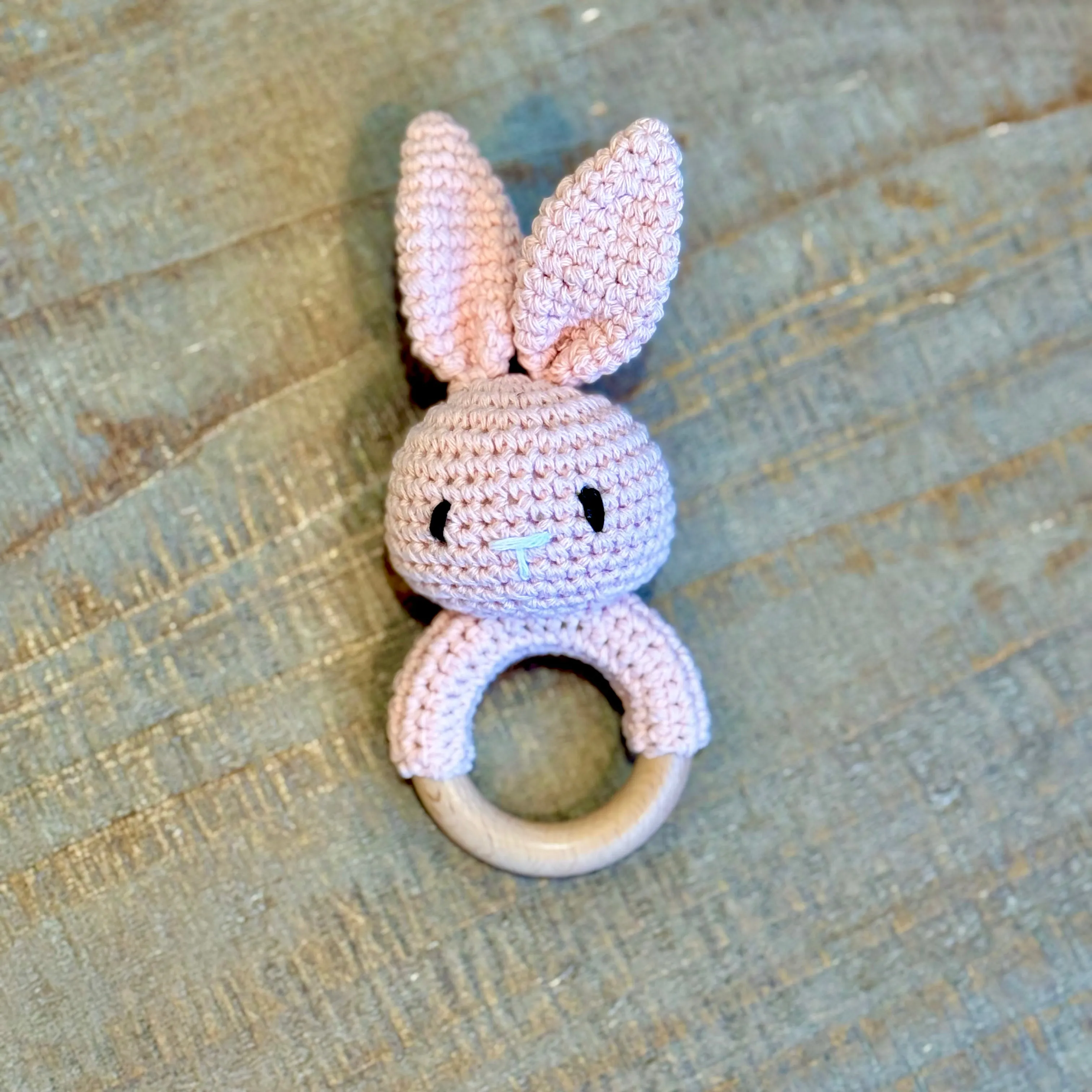 Crocheted Animal Rattle