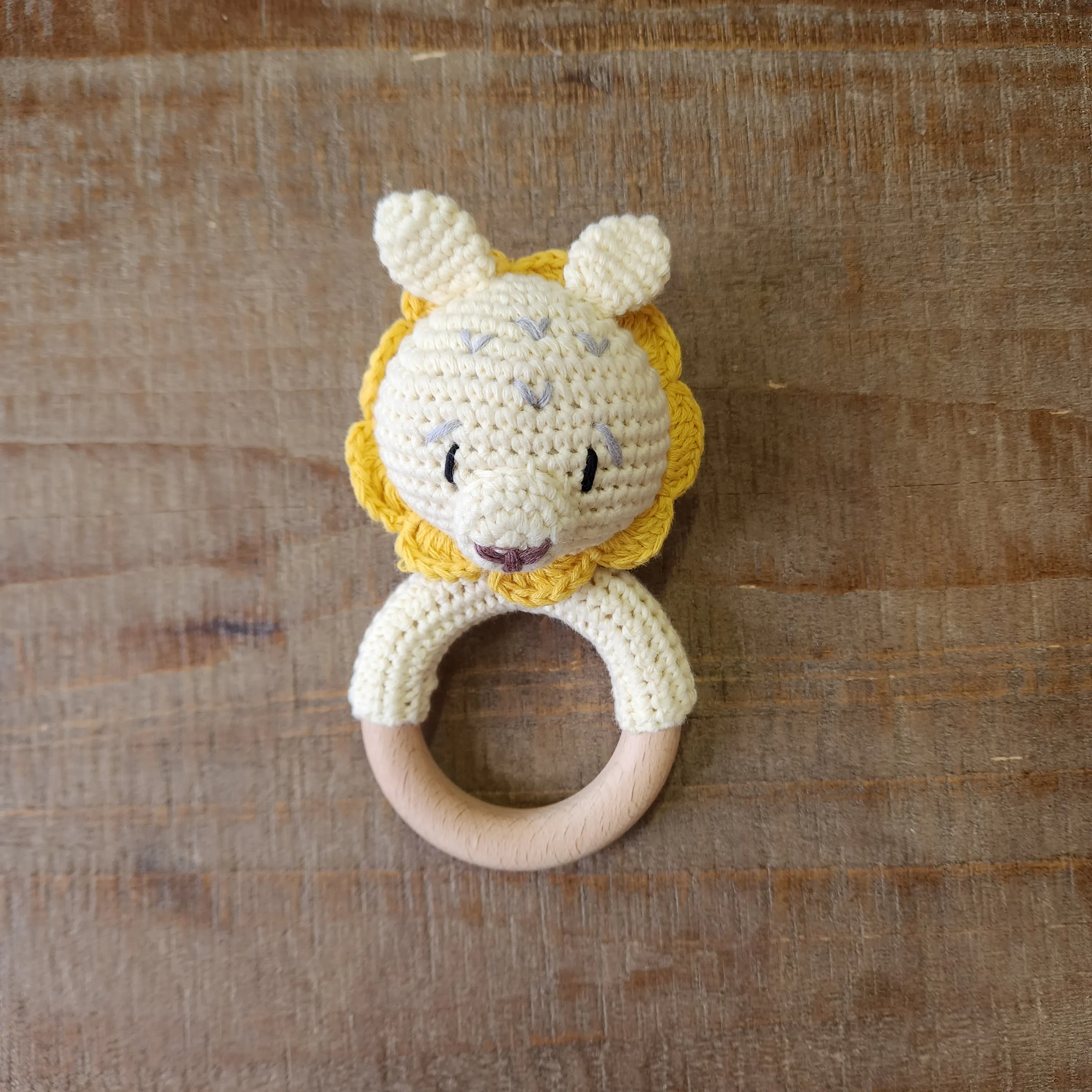 Crocheted Animal Rattle