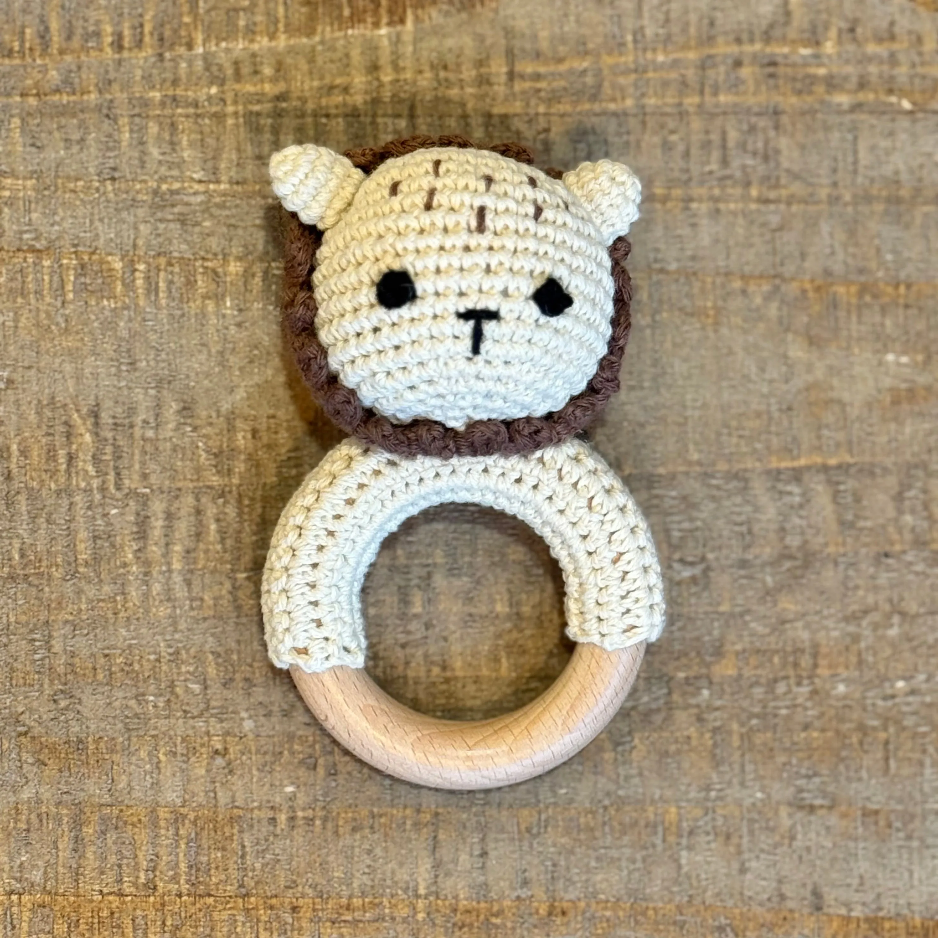 Crocheted Animal Rattle