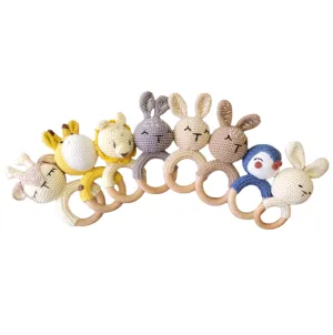 Crocheted Animal Rattle