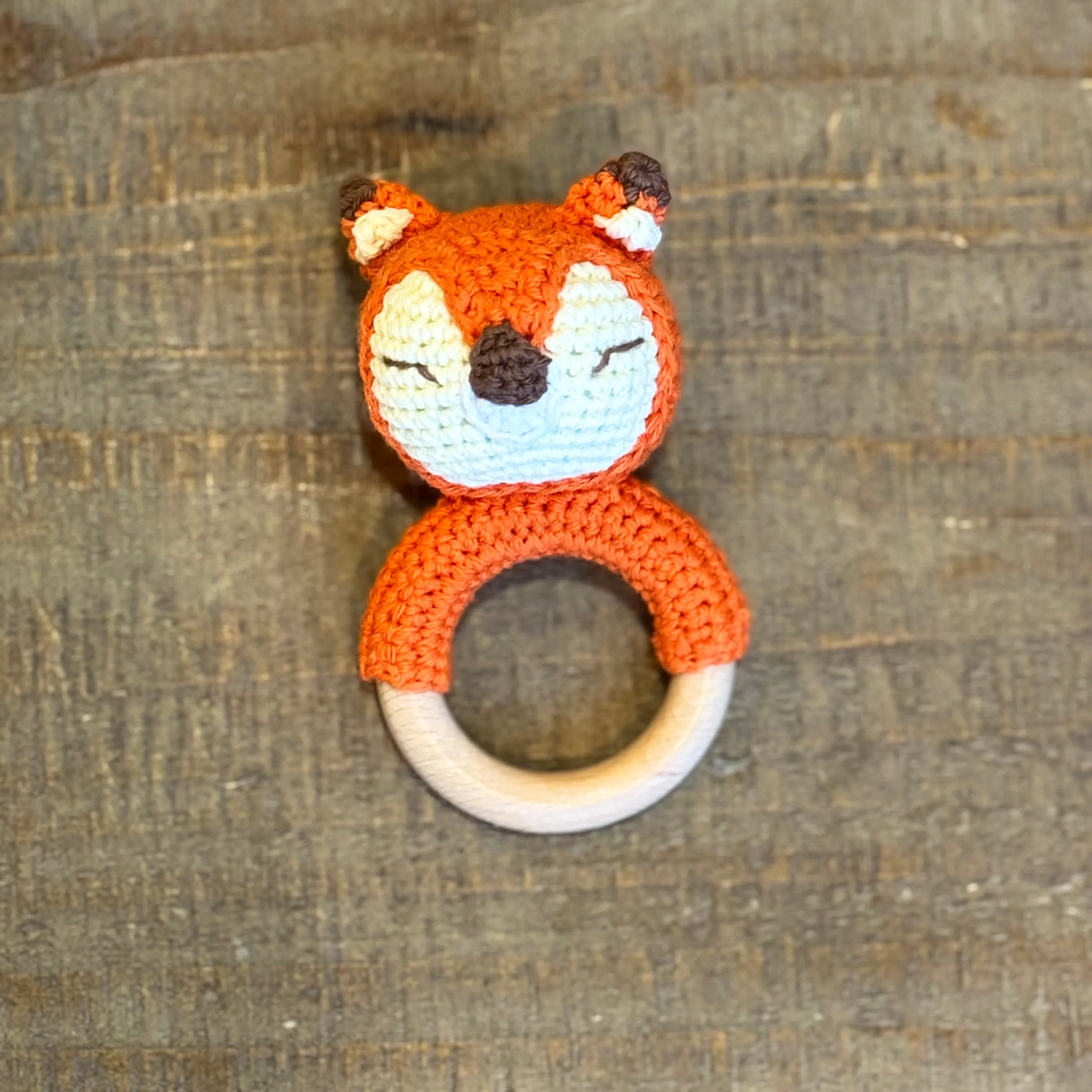 Crocheted Animal Rattle