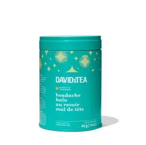 David's Tea Loose Leaf Tea Tin || Headache Halo