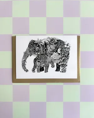 Deep Jungle Greeting Card