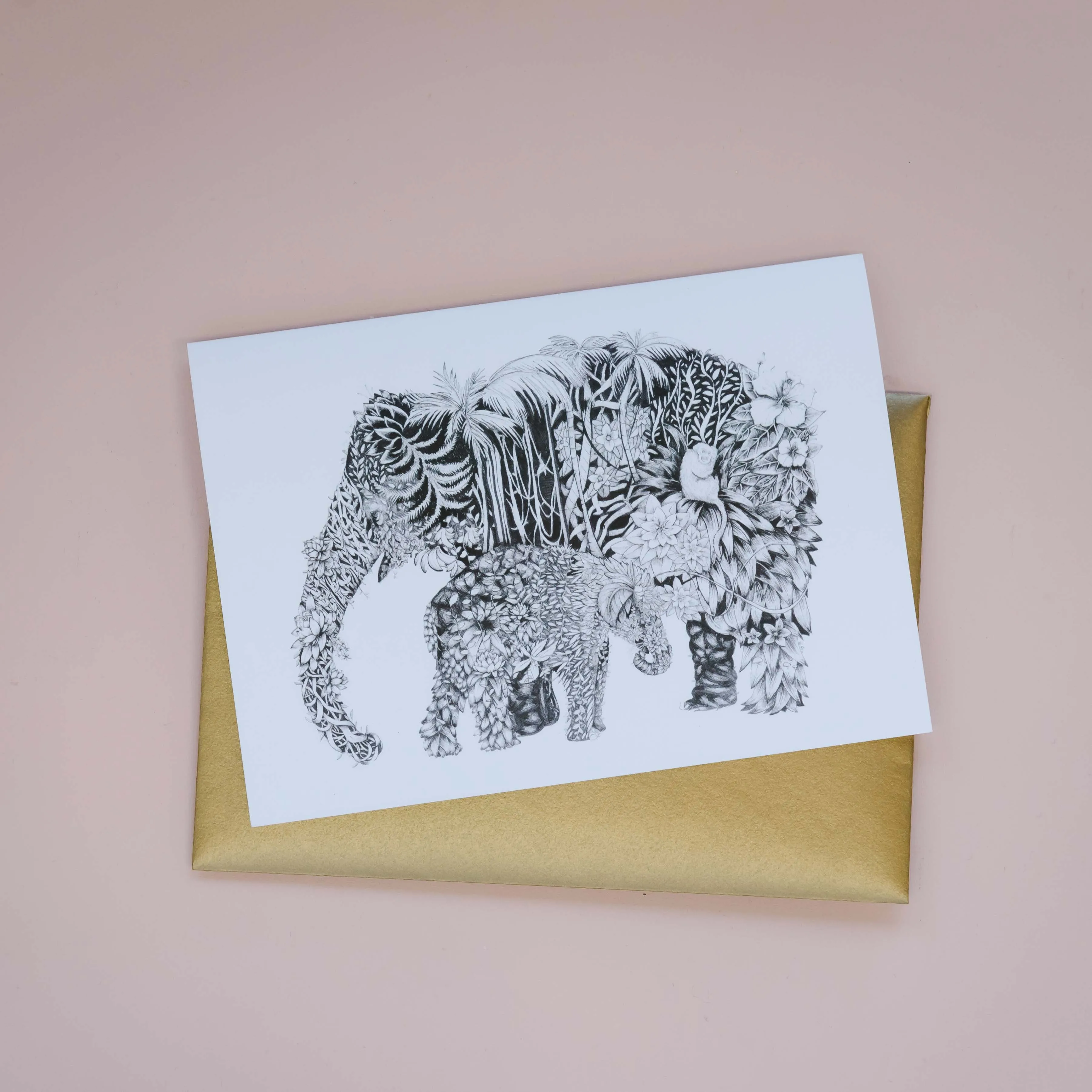 Deep Jungle Greeting Card