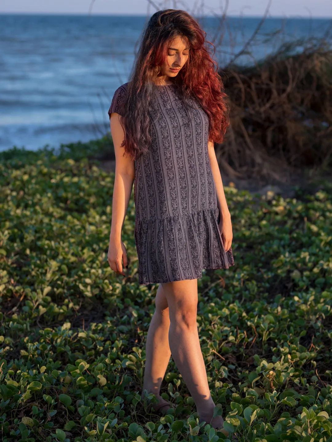 Deep Mauve Dress