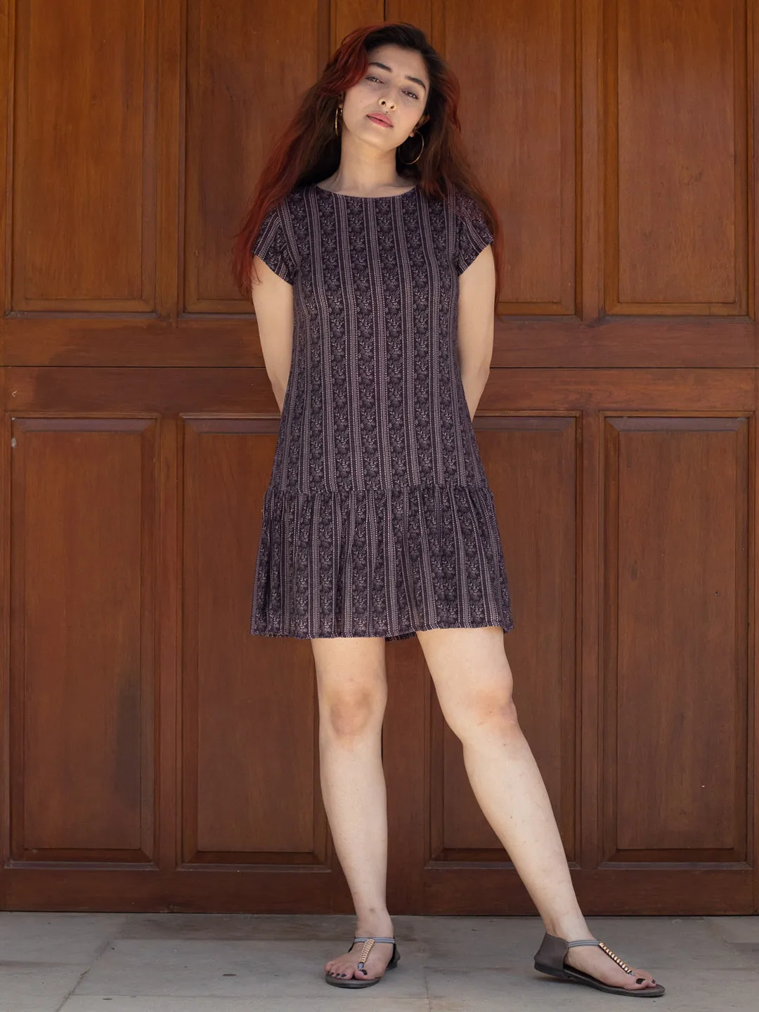 Deep Mauve Dress