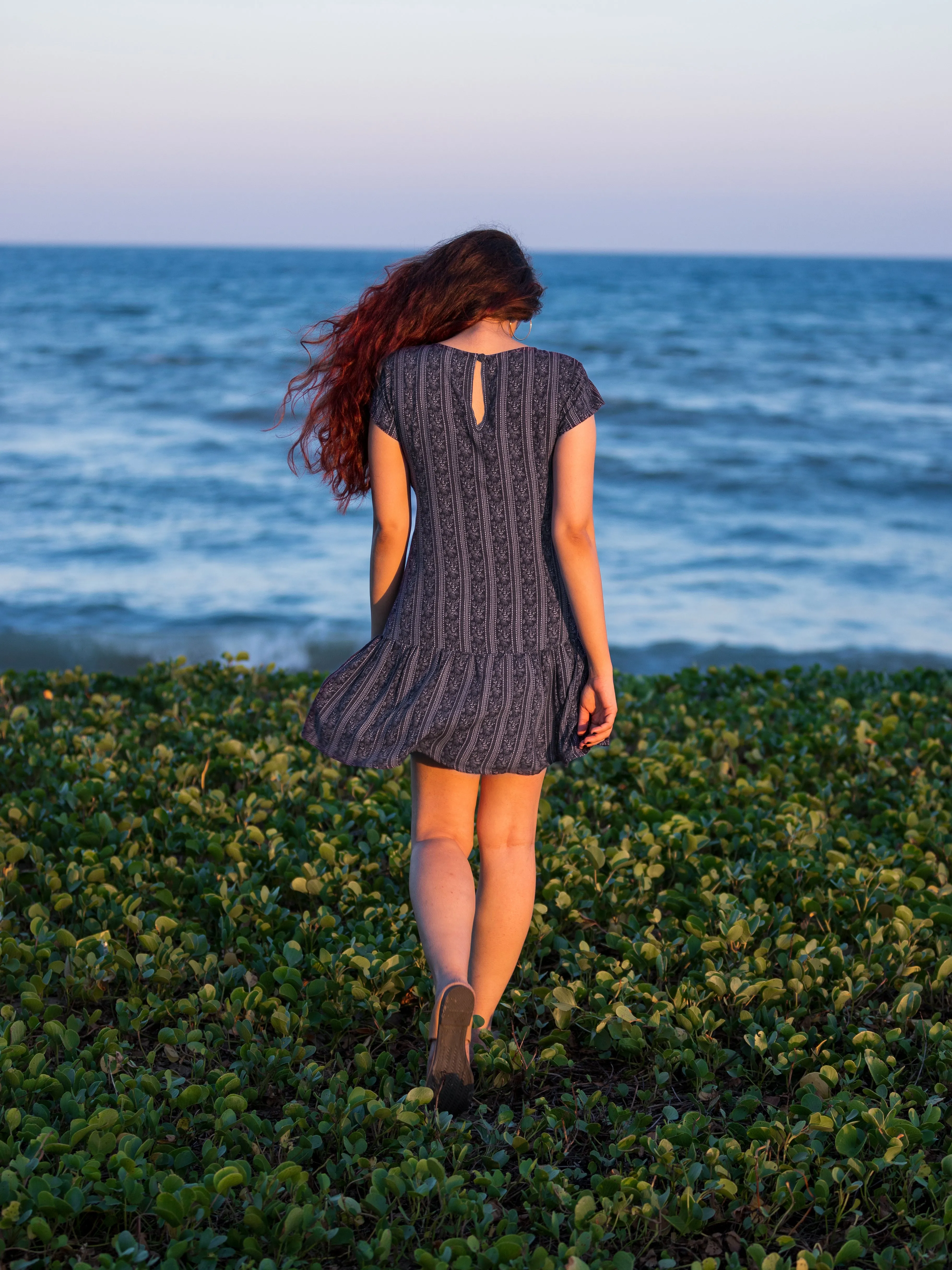 Deep Mauve Dress