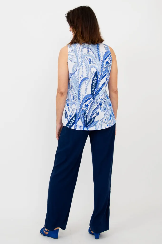 Dena Tank, Radiant, Linen Bamboo