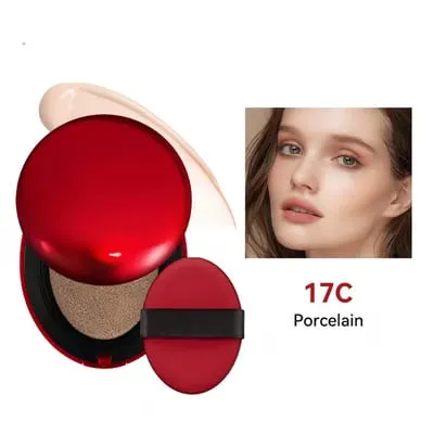 High-Coverage Hydrating Long-Lasting Red Cushion Foundation