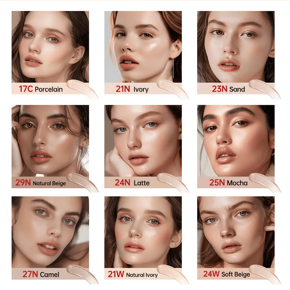 High-Coverage Hydrating Long-Lasting Red Cushion Foundation