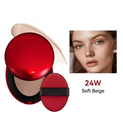High-Coverage Hydrating Long-Lasting Red Cushion Foundation