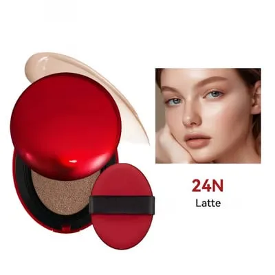 High-Coverage Hydrating Long-Lasting Red Cushion Foundation