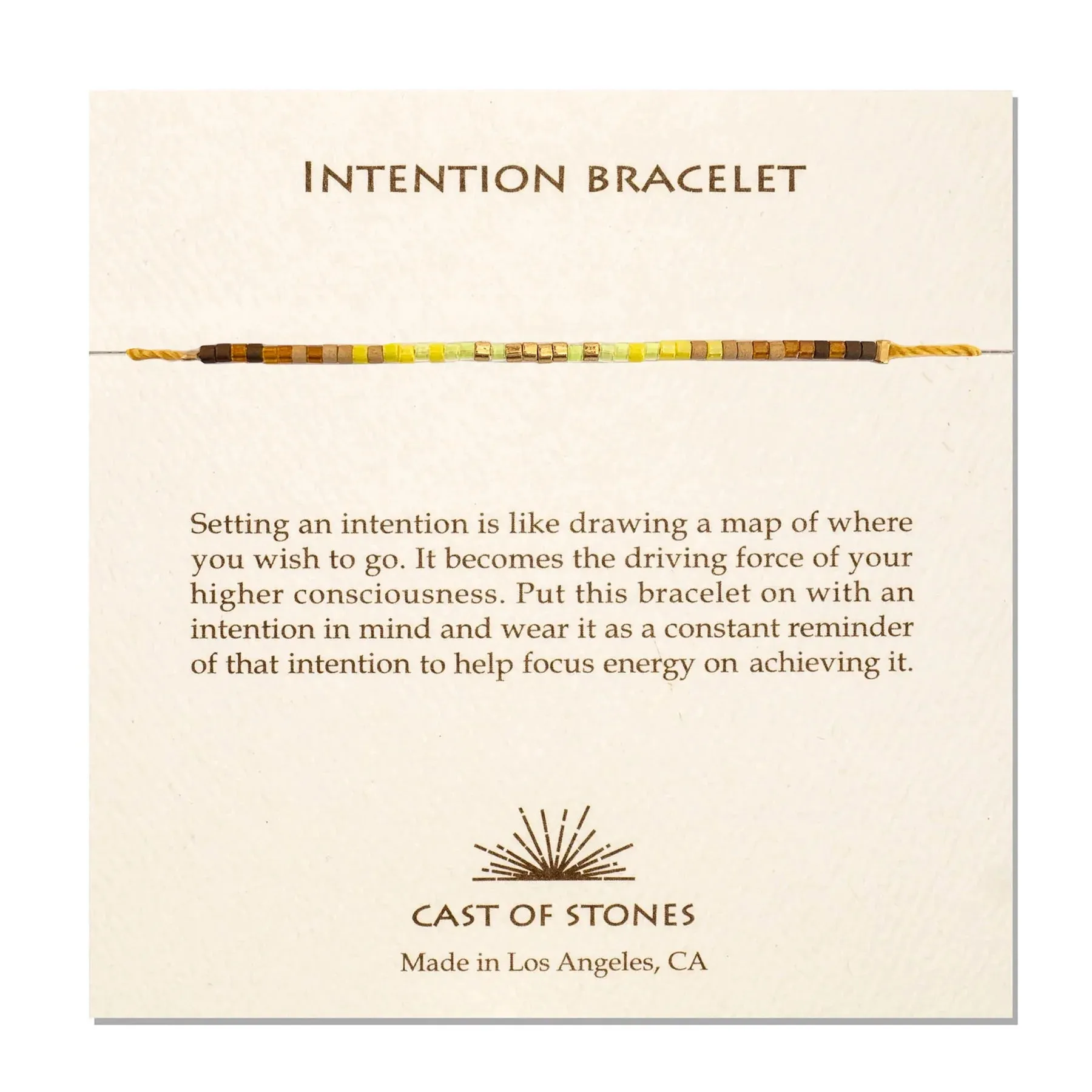 Intention Bracelet - Radiant Yellow