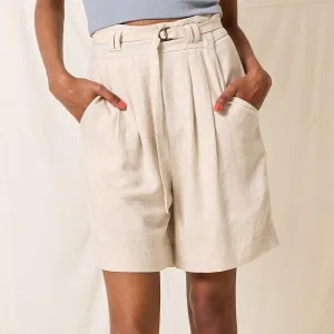 'Kamala Shorts' Eggshell