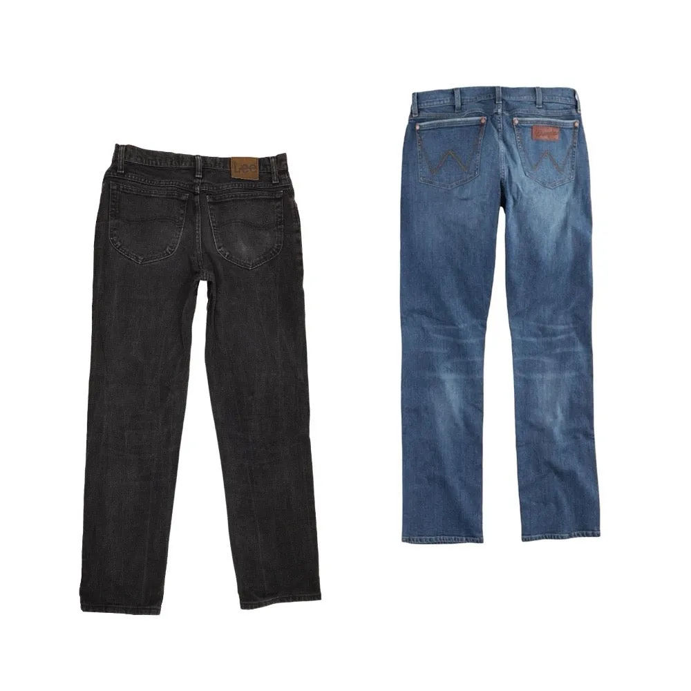 Lee, Levi, Wrangler Jeans x 50 (REWORK GRADE)