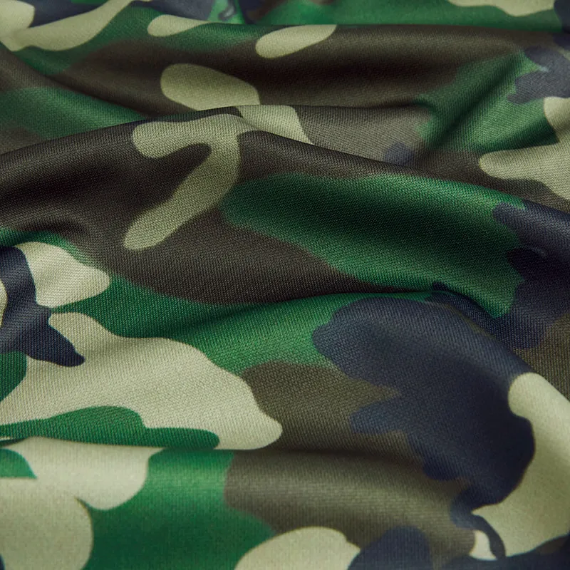 OVER SIZE CAMO POLO SHIRT-5XL