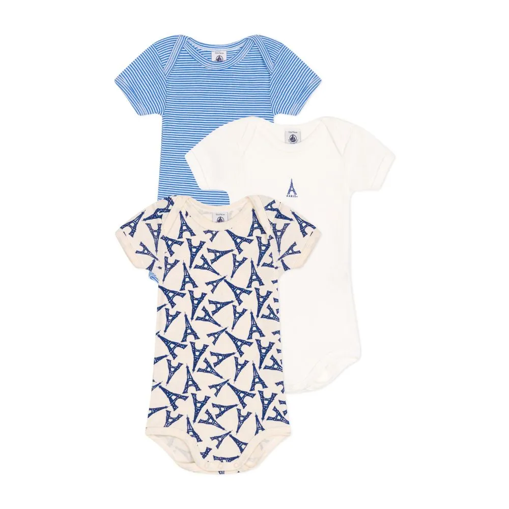 Petit Bateau SS Bodies 3pcs