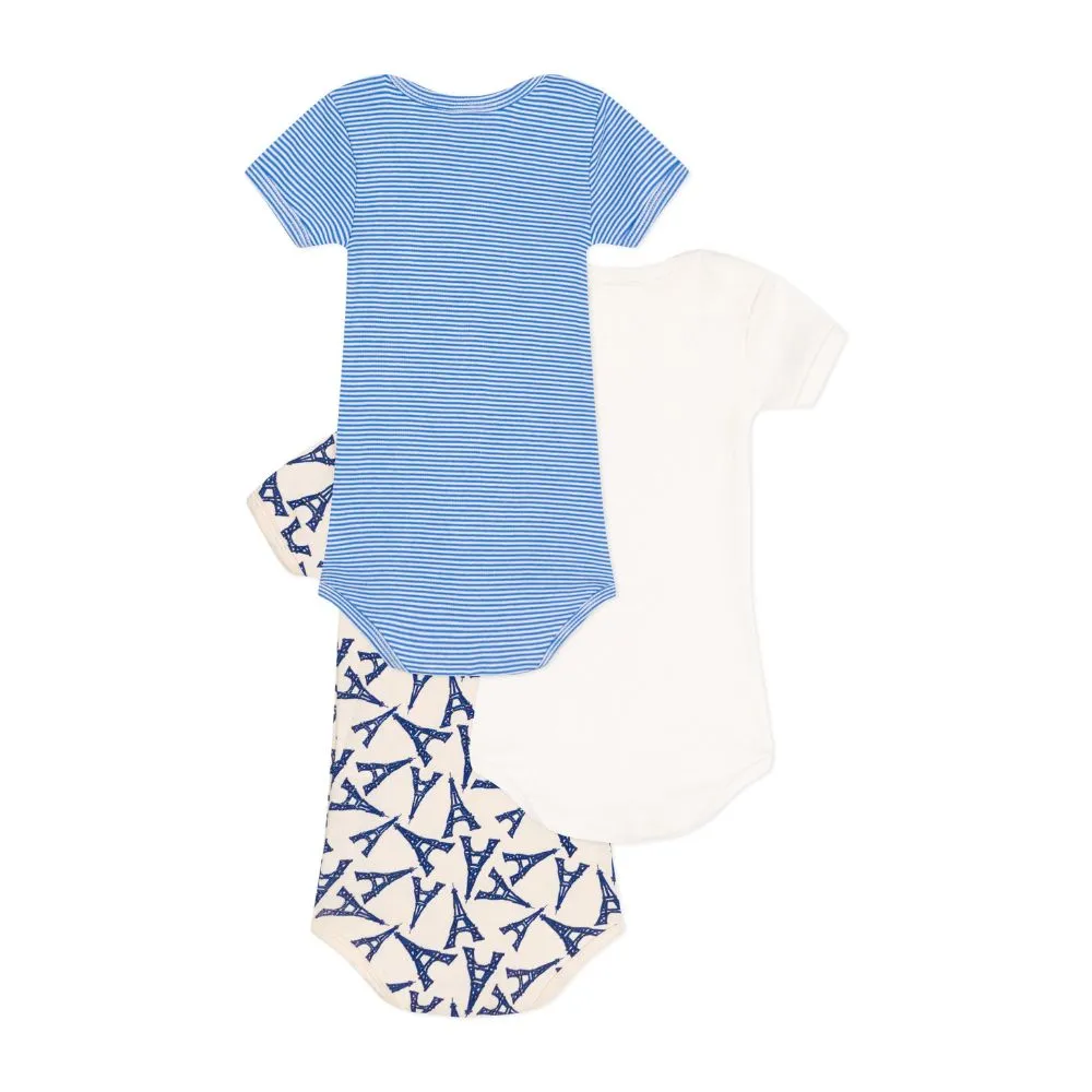 Petit Bateau SS Bodies 3pcs