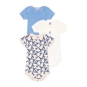 Petit Bateau SS Bodies 3pcs