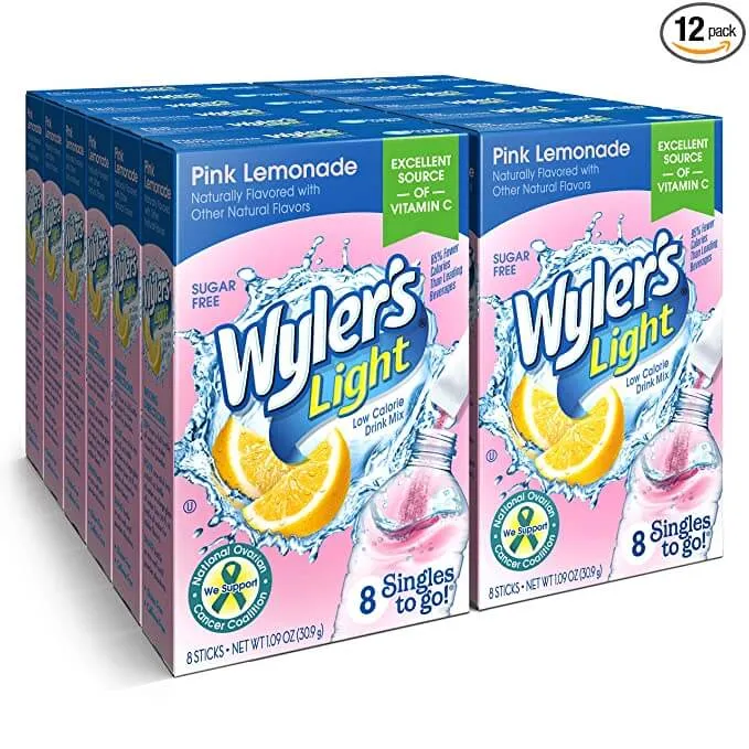 Pink Lemonade Sugar-Free Singles to Go Drink Mix