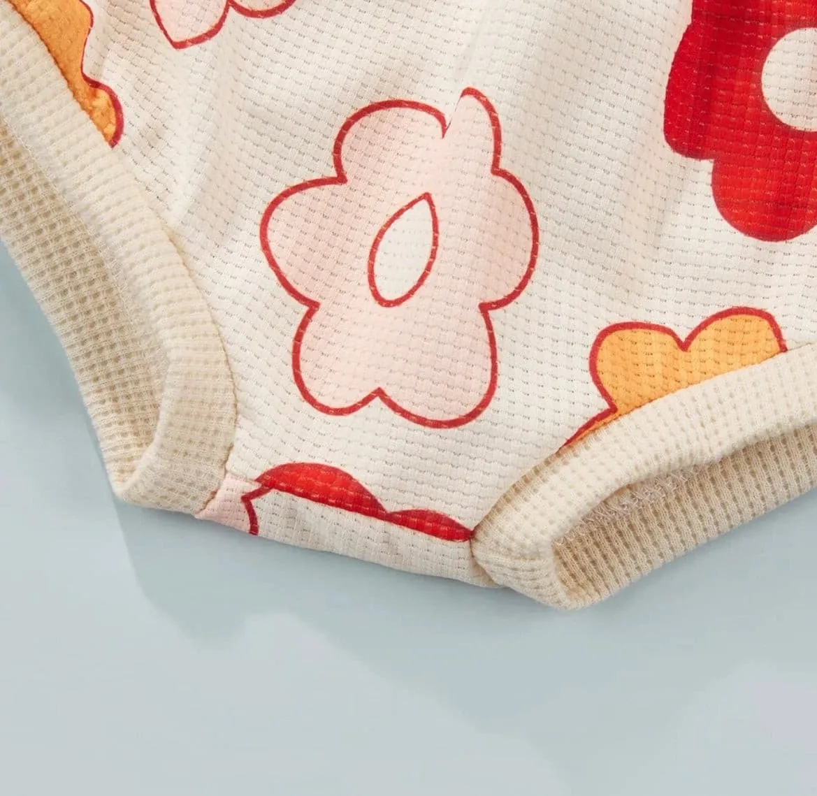 Retro Flower Baby - Bummies & Tee Summer Set