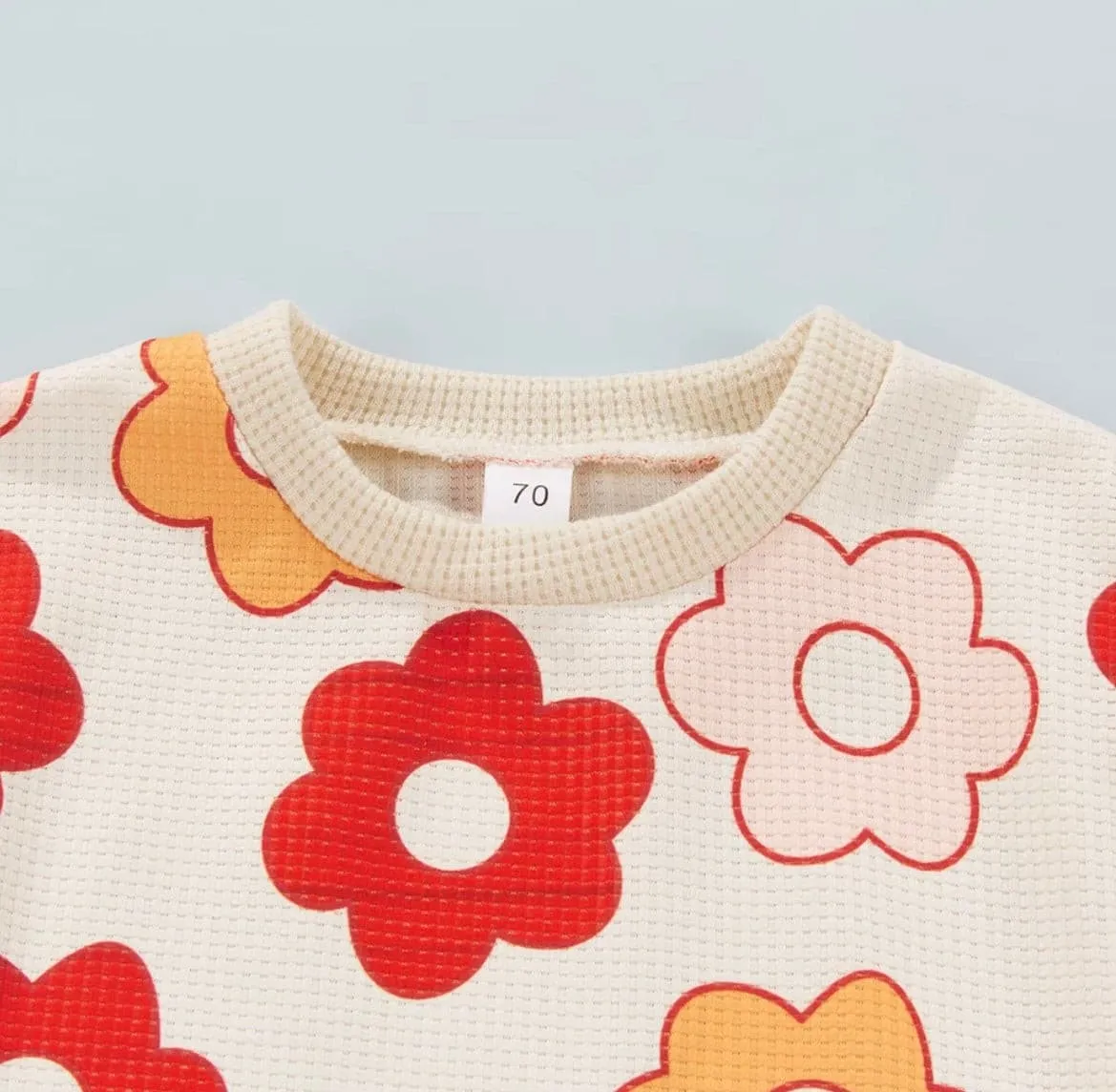 Retro Flower Baby - Bummies & Tee Summer Set