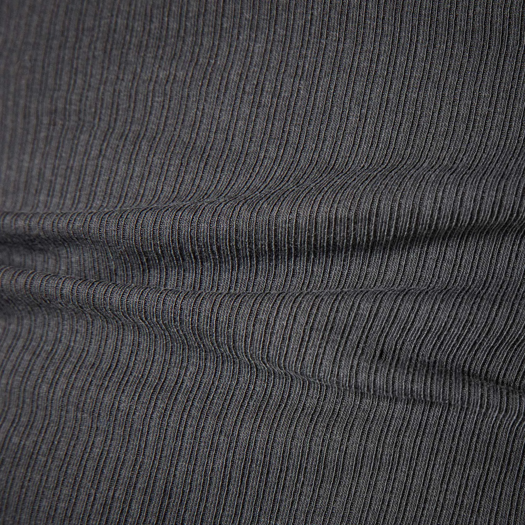 Ribbed Daily Tank - Carbon Pigment