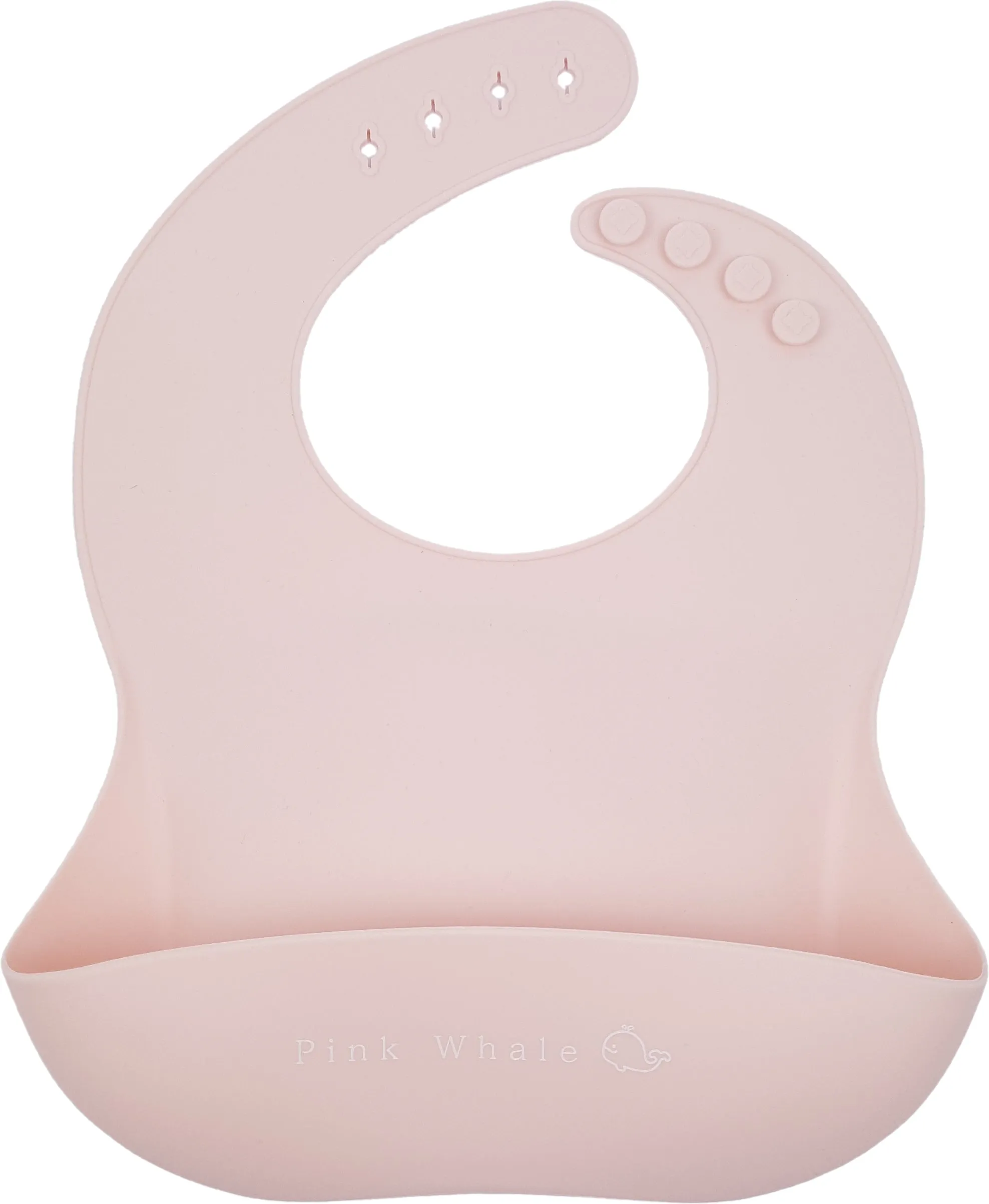 Silicone Baby Bib (Baby Pink)