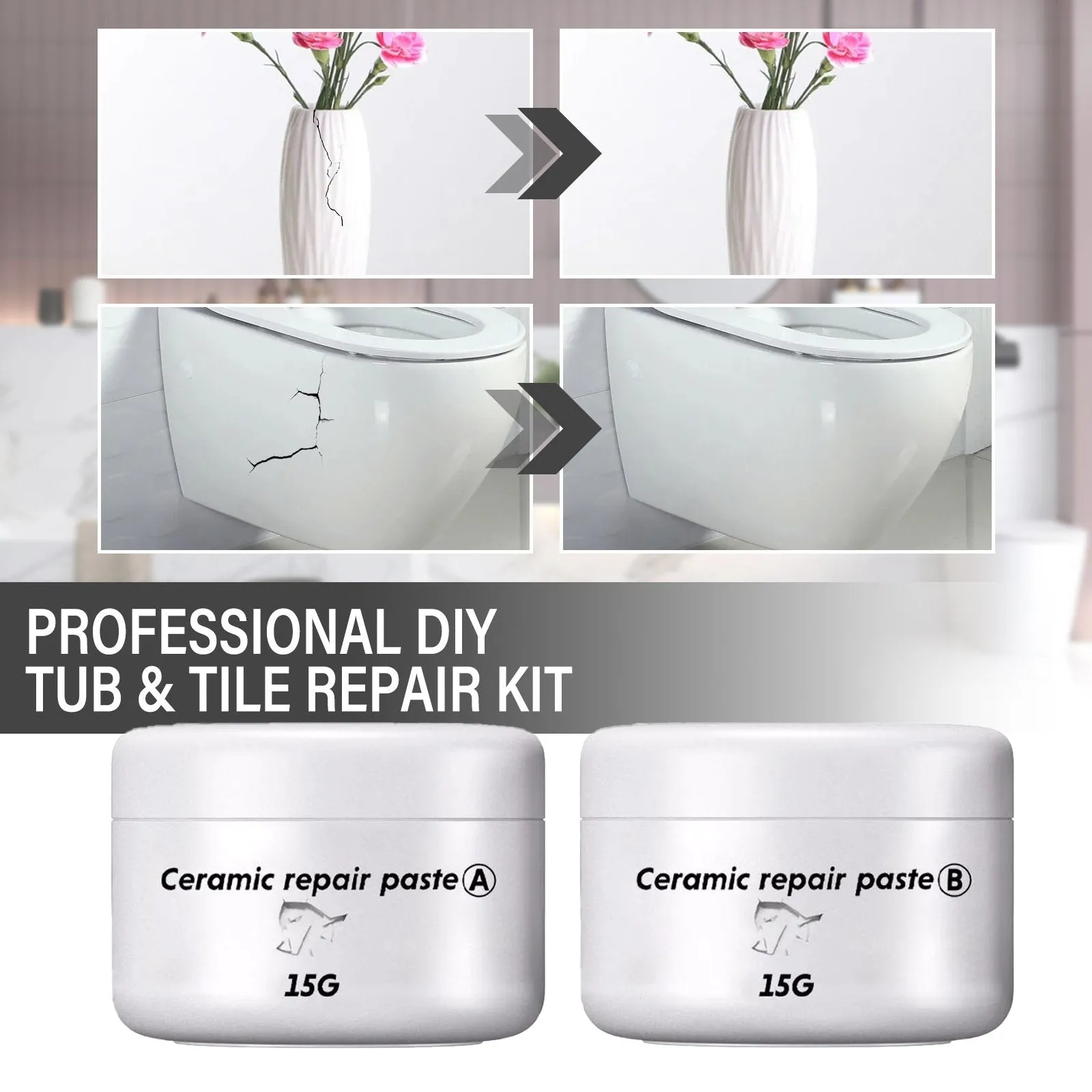 Tile Repair Paste Buy 2 Get 1 Free (3 Sets)