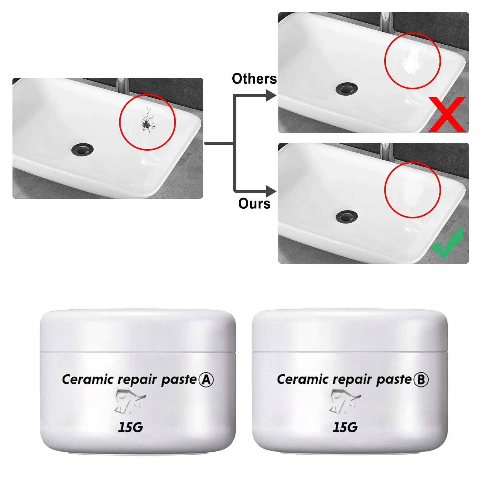 Tile Repair Paste Buy 2 Get 1 Free (3 Sets)